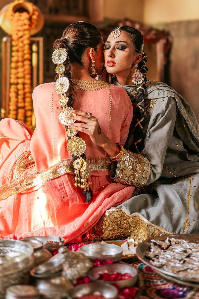 The Pink Tree Company | Gota Tikli | CHAMPA KALI - Pakistani Designer Dress - by The Pink Tree Company | Type: Formal - 100% Original at Saira Sultan