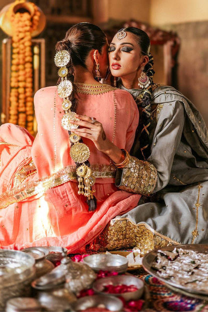 The Pink Tree Company | Gota Tikli | CHAMPA KALI - Pakistani Designer Dress - by The Pink Tree Company | Type: Formal - 100% Original at Saira Sultan