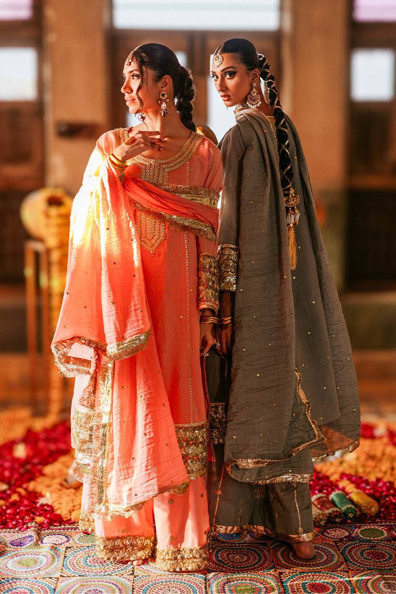The Pink Tree Company | Gota Tikli | CHAMPA KALI - Pakistani Designer Dress - by The Pink Tree Company | Type: Formal - 100% Original at Saira Sultan