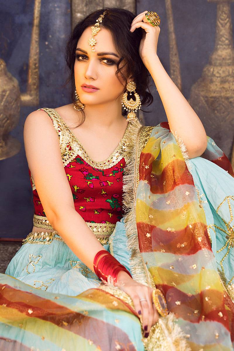 The Pink Tree Company | Wedding Wear | AARTI - Pakistani Designer Dress - by The Pink Tree Company | Type: Formal - 100% Original at Saira Sultan