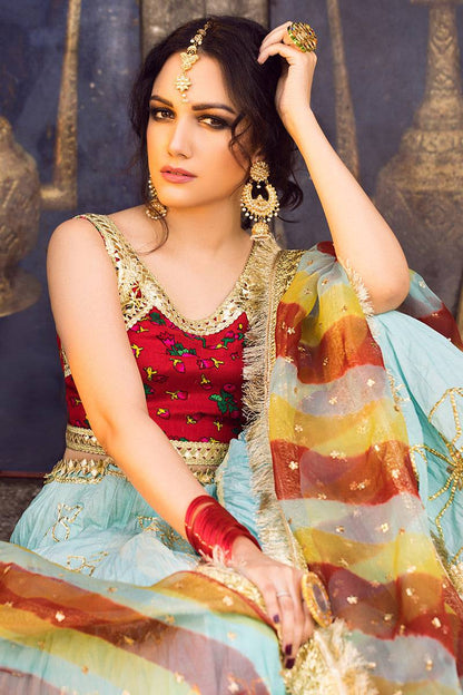 The Pink Tree Company | Wedding Wear | AARTI - Pakistani Designer Dress - by The Pink Tree Company | Type: Formal - 100% Original at Saira Sultan