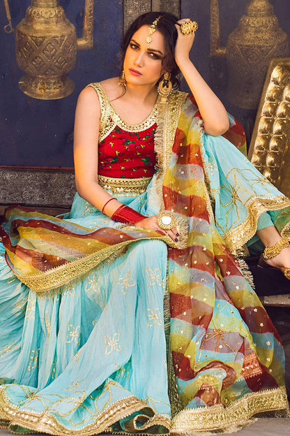 The Pink Tree Company | Wedding Wear | AARTI - Pakistani Designer Dress - by The Pink Tree Company | Type: Formal - 100% Original at Saira Sultan
