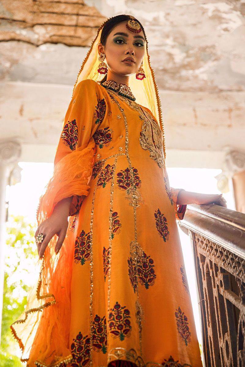 The Pink Tree Company | Wedding Wear | SAFFRON SYMPHONY - Pakistani Designer Dress - by The Pink Tree Company | Type: Formal - 100% Original at Saira Sultan