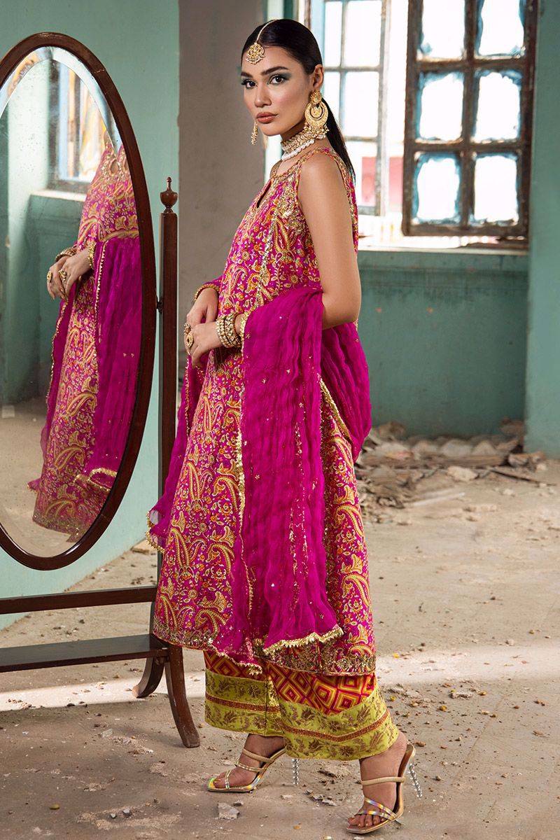 The Pink Tree Company | Wedding Wear | PERIDOT IN PINK - Pakistani Designer Dress - by The Pink Tree Company | Type: Formal - 100% Original at Saira Sultan