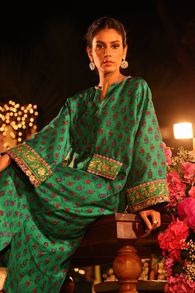 The Pink Tree Company | Wedding Wear | EMERALD - Pakistani Designer Dress - by The Pink Tree Company | Type: Formal - 100% Original at Saira Sultan