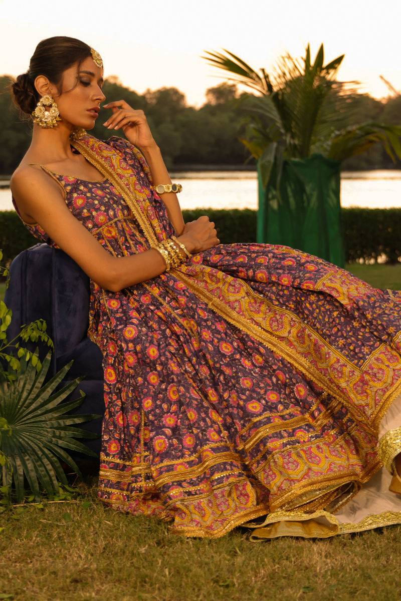 The Pink Tree Company | Wedding Wear | PLUM PASSION - Pakistani Designer Dress - by The Pink Tree Company | Type: Formal - 100% Original at Saira Sultan