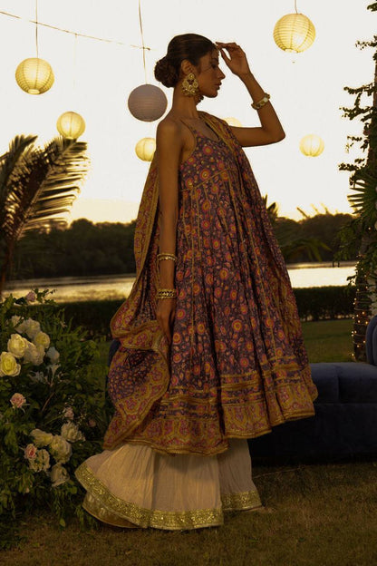The Pink Tree Company | Wedding Wear | PLUM PASSION - Pakistani Designer Dress - by The Pink Tree Company | Type: Formal - 100% Original at Saira Sultan