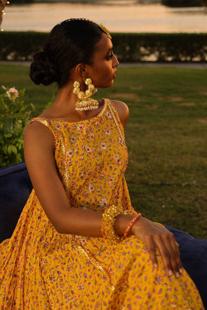 The Pink Tree Company | Wedding Wear | SAFFRON GARDEN - Pakistani Designer Dress - by The Pink Tree Company | Type: Formal - 100% Original at Saira Sultan