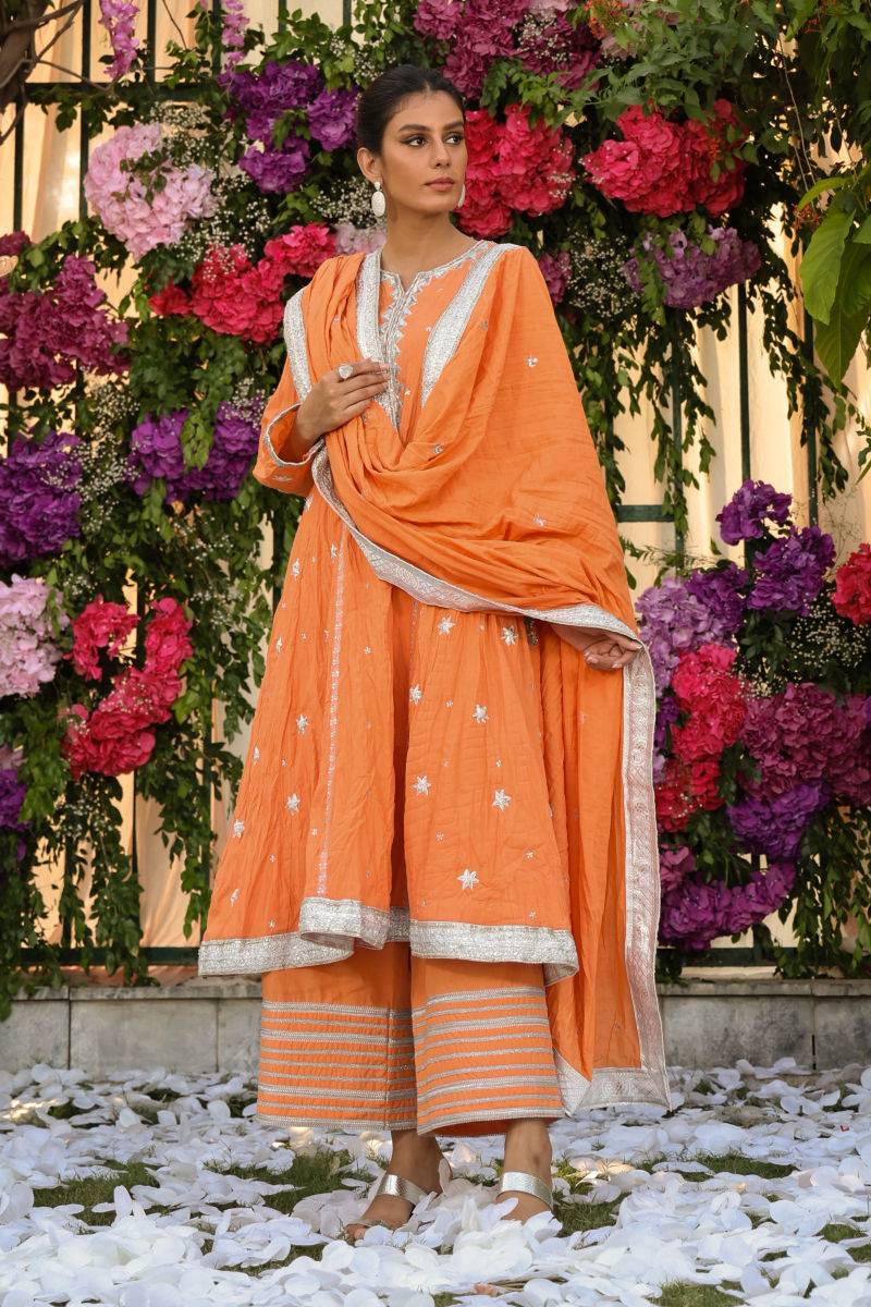 The Pink Tree Company | Wedding Wear | MORANGE - Pakistani Designer Dress - by The Pink Tree Company | Type: Formal - 100% Original at Saira Sultan