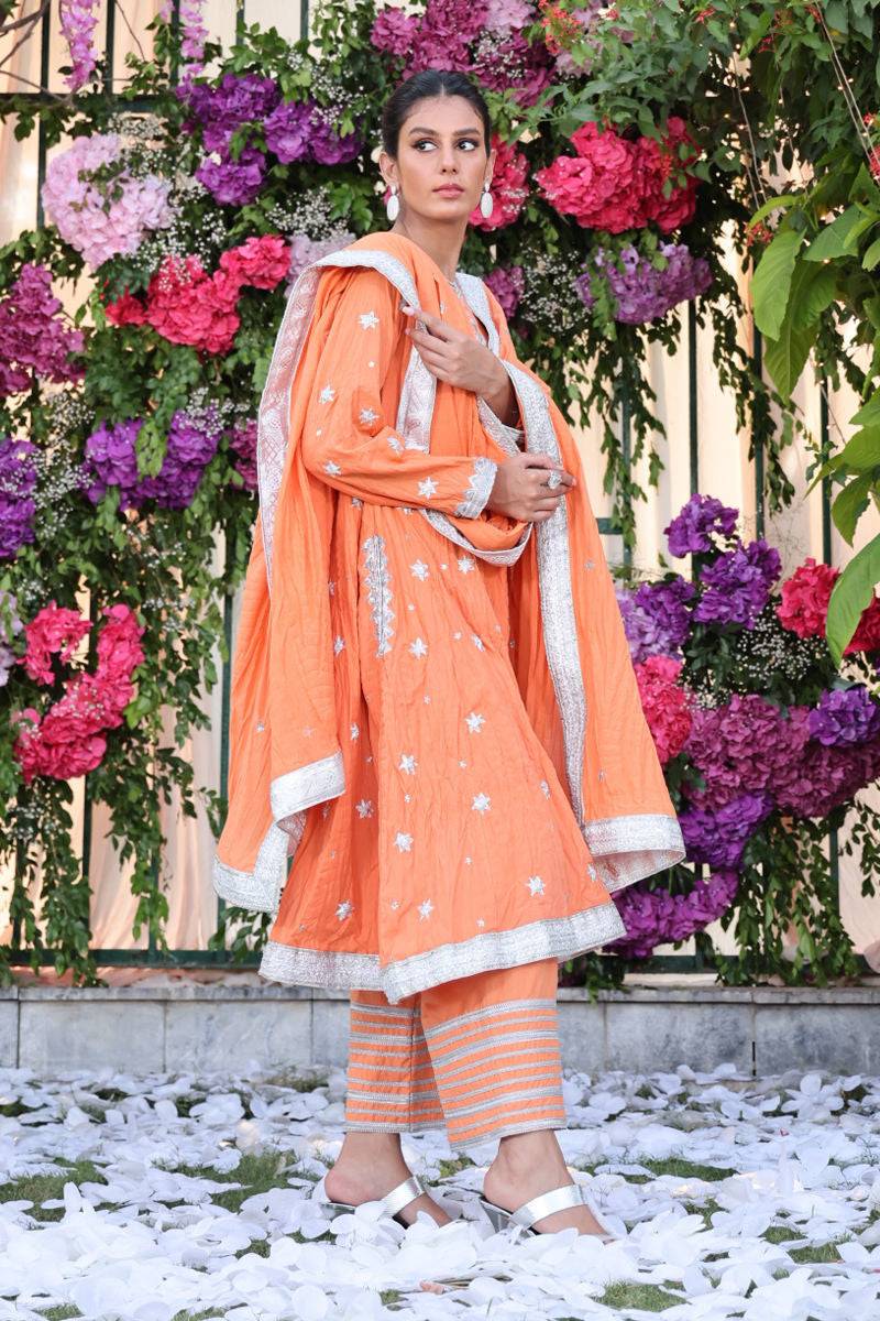 The Pink Tree Company | Wedding Wear | MORANGE - Pakistani Designer Dress - by The Pink Tree Company | Type: Formal - 100% Original at Saira Sultan