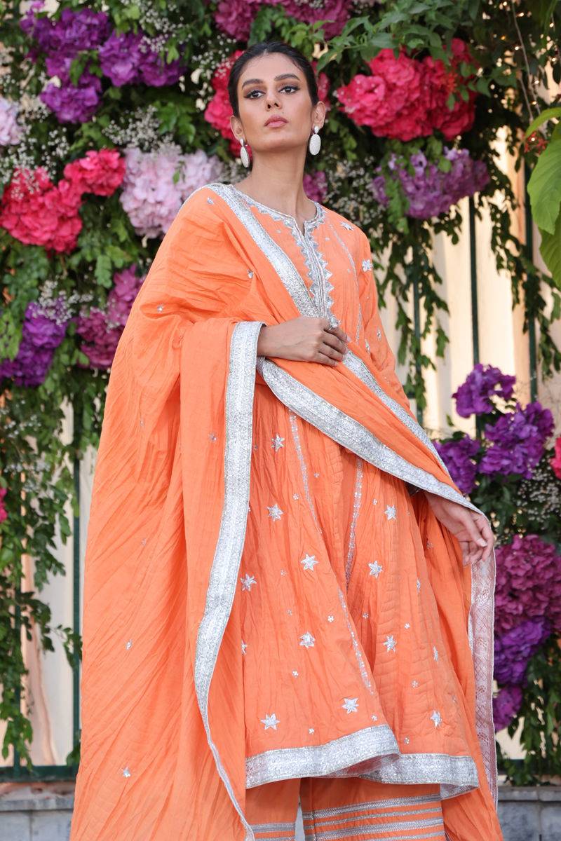 The Pink Tree Company | Wedding Wear | MORANGE - Pakistani Designer Dress - by The Pink Tree Company | Type: Formal - 100% Original at Saira Sultan