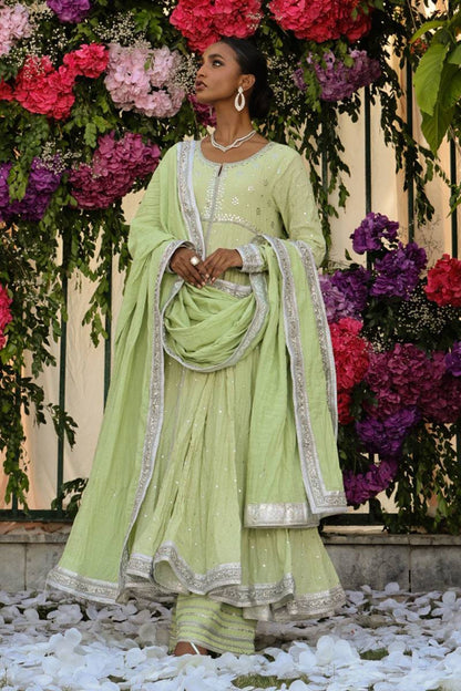 The Pink Tree Company | Wedding Wear | LEAFY BLUSH - Pakistani Designer Dress - by The Pink Tree Company | Type: Formal - 100% Original at Saira Sultan