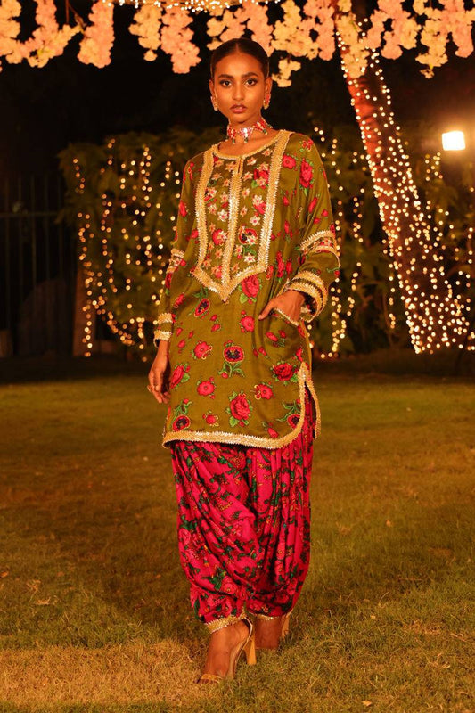 The Pink Tree Company | Wedding Wear | MAGENTA FLASH - Pakistani Designer Dress - by The Pink Tree Company | Type: Formal - 100% Original at Saira Sultan