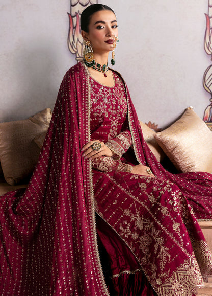 Sahane | There She Glows | TSG-07 Merlot L Wine Raw Silk