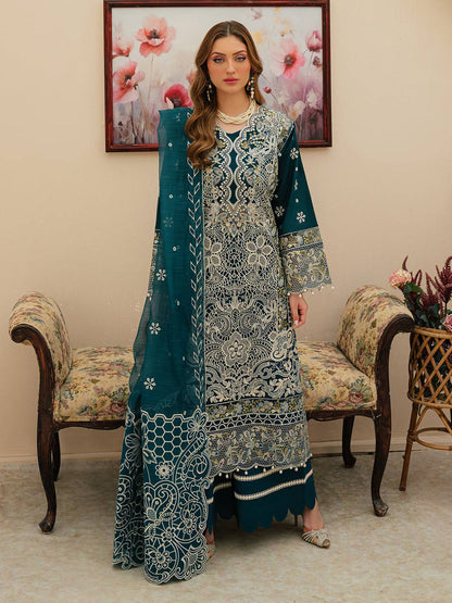 Mahnur | Allenura Luxury Lawn 24 | TUSCANY - Pakistani Designer Dress - by Mahnur | Type: Luxury - 100% Original at Saira Sultan