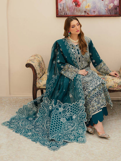 Mahnur | Allenura Luxury Lawn 24 | TUSCANY - Pakistani Designer Dress - by Mahnur | Type: Luxury - 100% Original at Saira Sultan