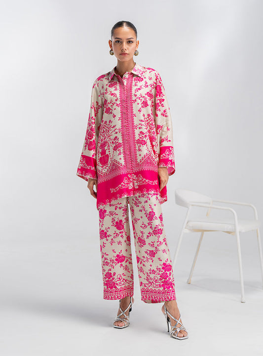 Zainab Chottani | Eid Pret 25 | Kira XS Hot Pink Silk