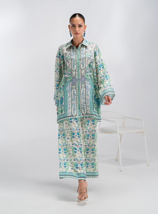 Zainab Chottani | Eid Pret 25 | Beryl XS Mint Silk