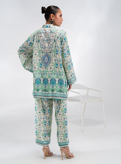 Zainab Chottani | Eid Pret 25 | Beryl S Mint Silk