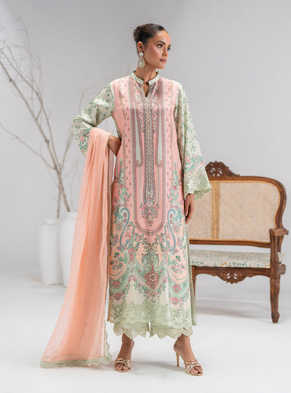Zainab Chottani | Eid Pret 25 | Fiora XL Pink Silk
