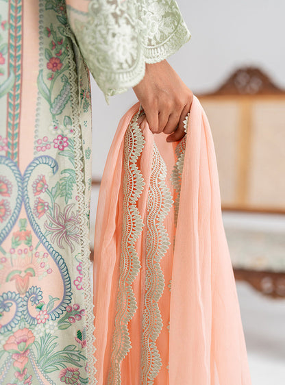 Zainab Chottani | Eid Pret 25 | Rina XL Mint Green Silk