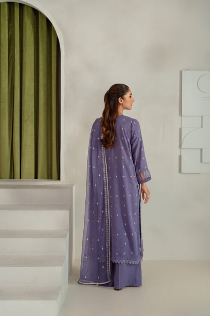Taana Baana | Manzil Winter | B3400A S Light Lavender Karandi