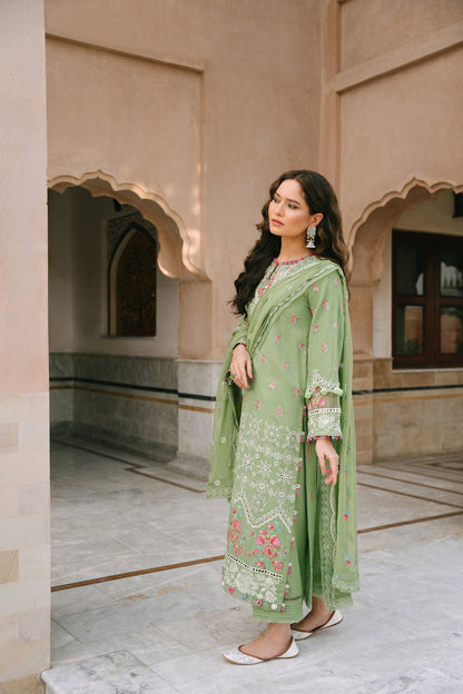 Taana Baana | Manzil Winter | B3399 M Mint Green Karandi