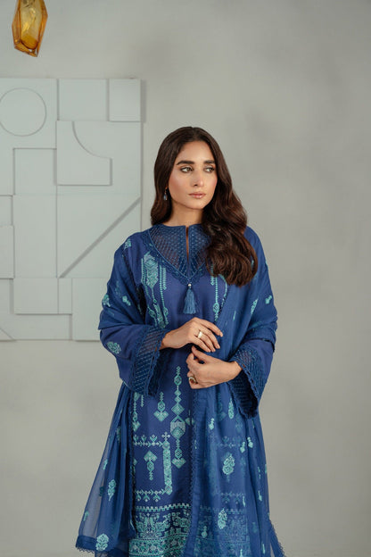 Taana Baana | Manzil Winter | S3391A M Navy Karandi