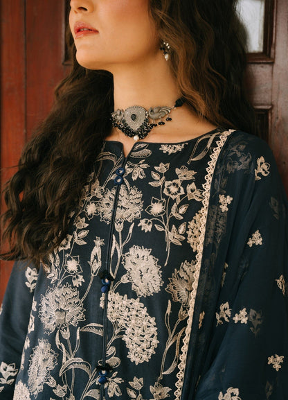 Taana Baana | Manzil Winter | C3412B M Zinc Slub Khaddar