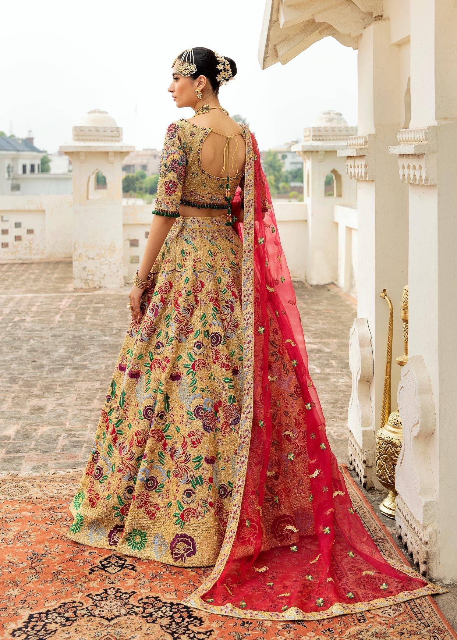 Waqas Shah | Taj Mahal | HUSNA BANO - Pakistani Designer Dress - by Waqas Shah | Type: Bridal - 100% Original at Saira Sultan