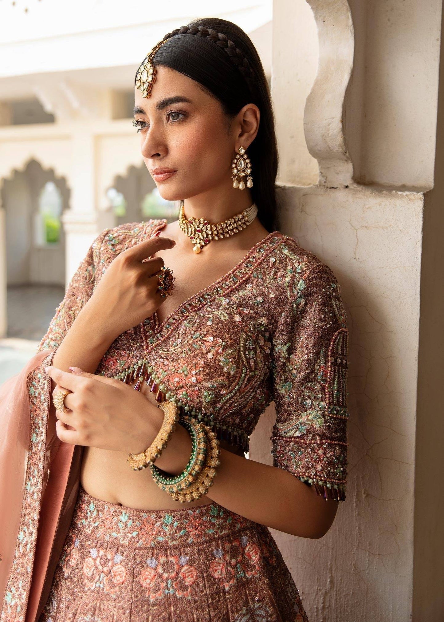 Waqas Shah | Taj Mahal | NAZ BANO - Pakistani Designer Dress - by Waqas Shah | Type: Formal - 100% Original at Saira Sultan
