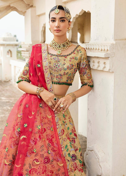 Waqas Shah | Taj Mahal | HUSNA BANO - Pakistani Designer Dress - by Waqas Shah | Type: Bridal - 100% Original at Saira Sultan