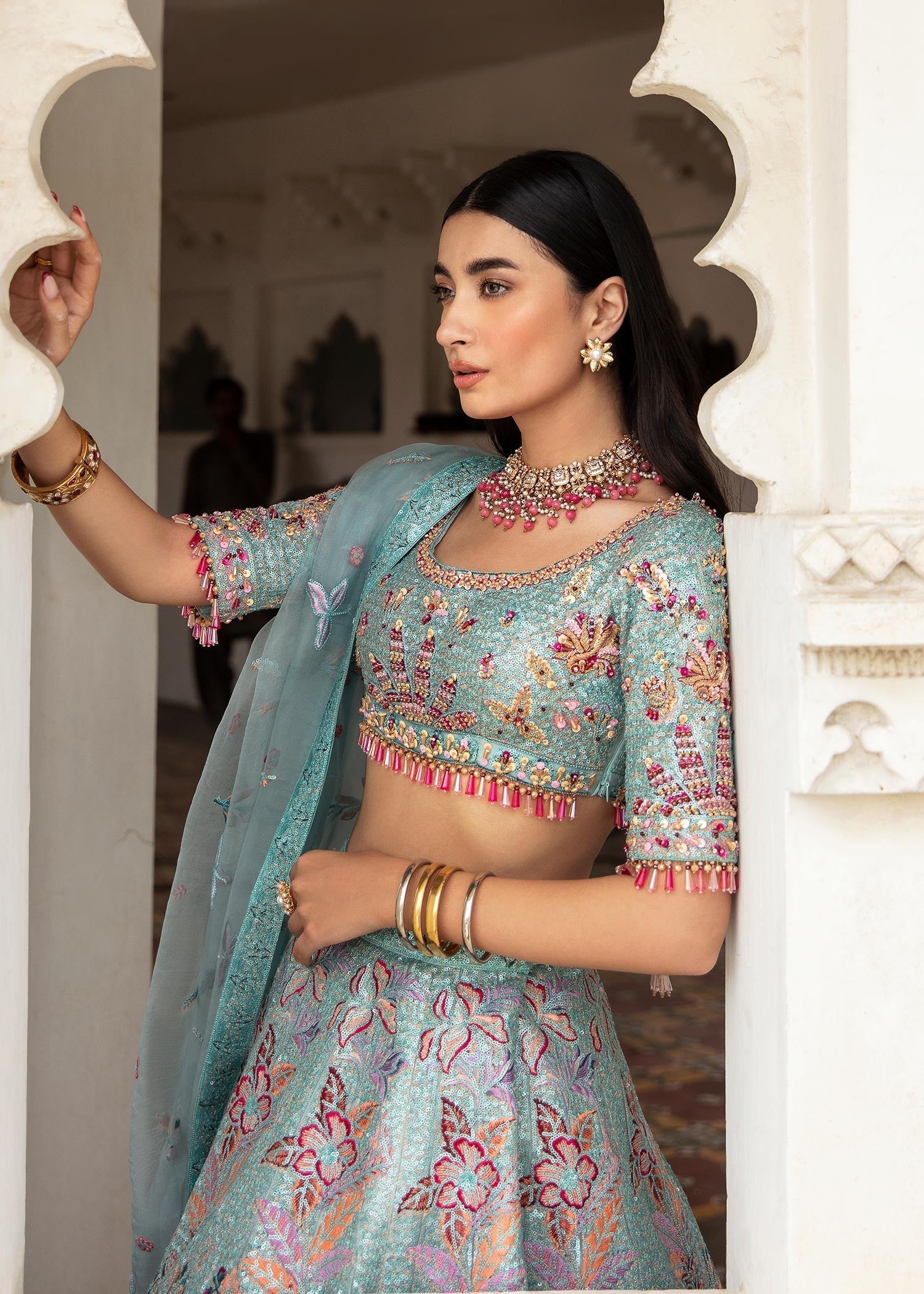 Waqas Shah | Taj Mahal | FIROZA BANO - Pakistani Designer Dress - by Waqas Shah | Type: Formal - 100% Original at Saira Sultan