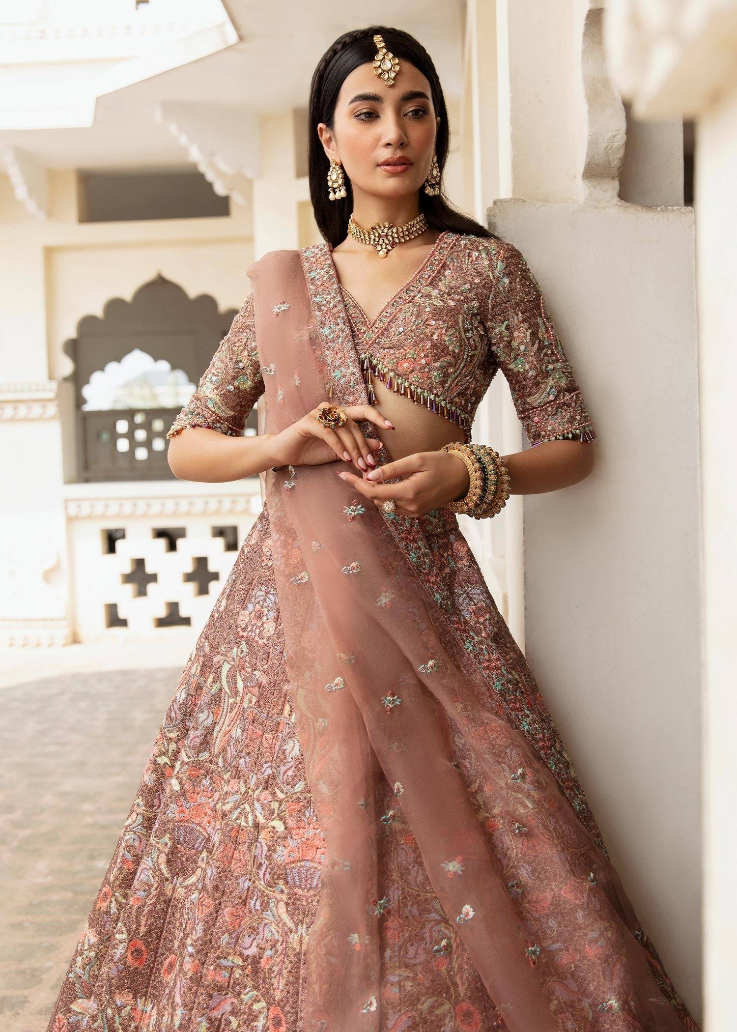 Waqas Shah | Taj Mahal | NAZ BANO - Pakistani Designer Dress - by Waqas Shah | Type: Formal - 100% Original at Saira Sultan