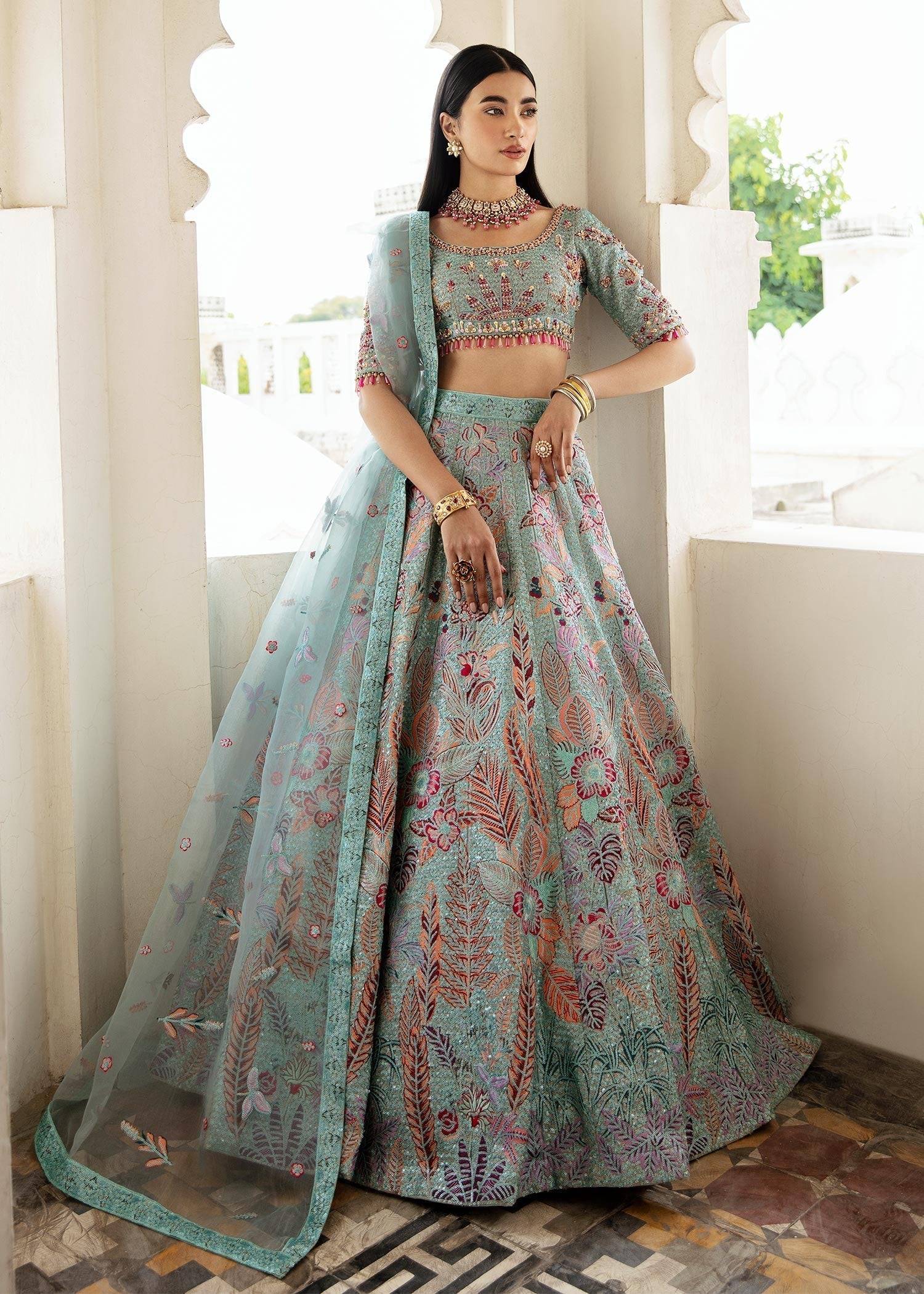 Waqas Shah | Taj Mahal | FIROZA BANO - Pakistani Designer Dress - by Waqas Shah | Type: Formal - 100% Original at Saira Sultan