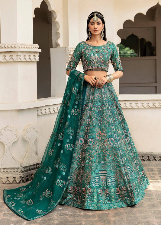 Waqas Shah | Taj Mahal | MEHAR BANO - Pakistani Designer Dress - by Waqas Shah | Type: Bridal - 100% Original at Saira Sultan