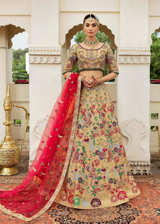 Waqas Shah | Taj Mahal | HUSNA BANO - Pakistani Designer Dress - by Waqas Shah | Type: Bridal - 100% Original at Saira Sultan