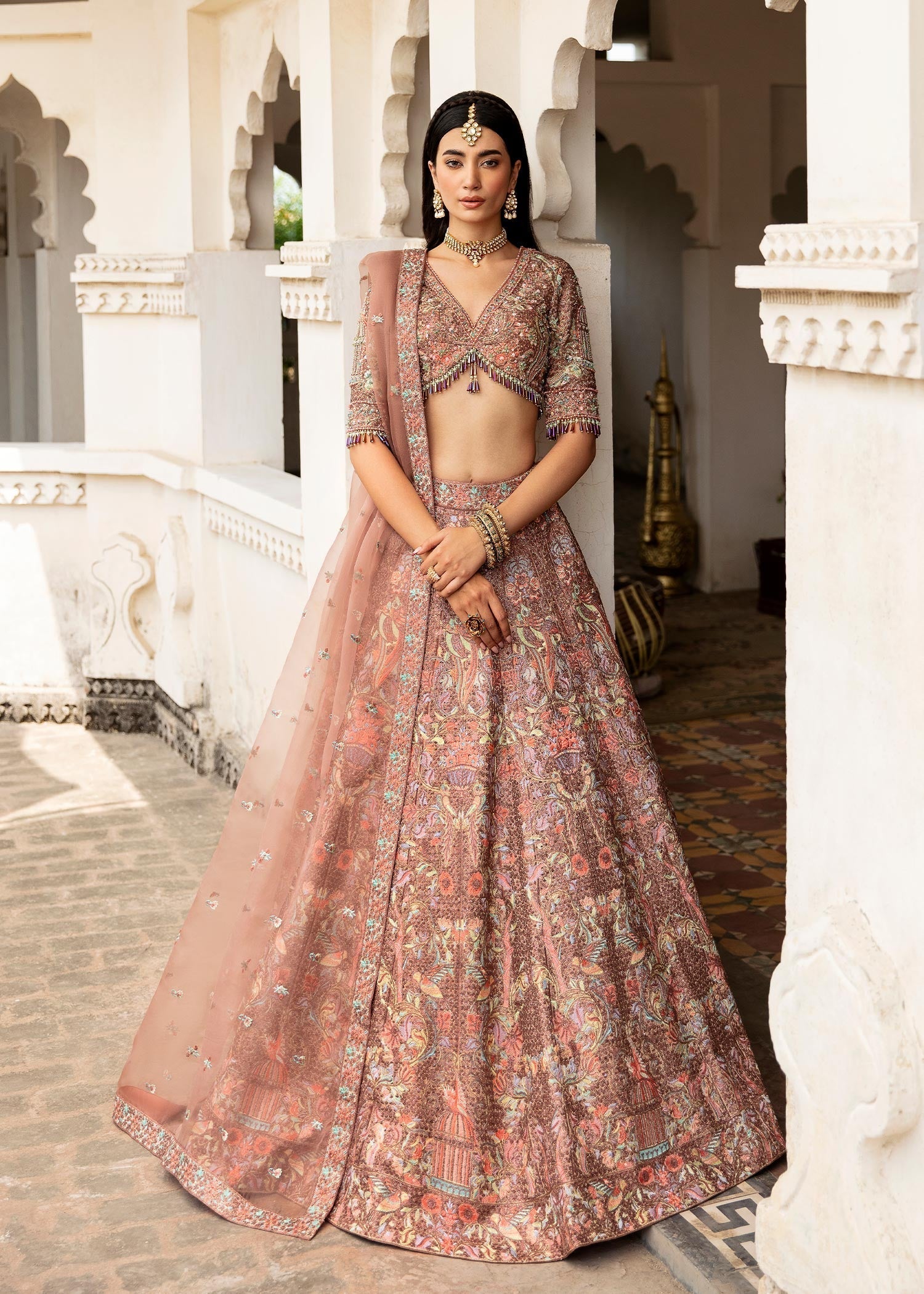 Waqas Shah | Taj Mahal | NAZ BANO - Pakistani Designer Dress - by Waqas Shah | Type: Formal - 100% Original at Saira Sultan