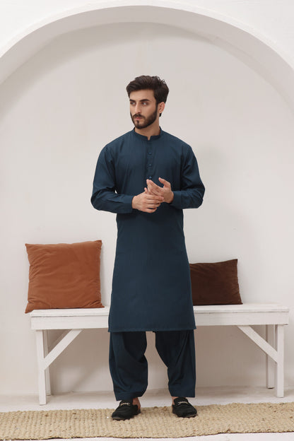 TGM | Men Fancy Wedding | Teal Lagoon (3 Piece) Medium