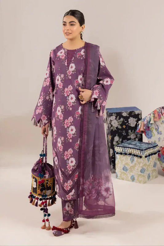 Alizeh | Sheen Lawn Prints 24 | Tulipa - Pakistani Designer Dress - by Alizeh | Type: Luxury - 100% Original at Saira Sultan