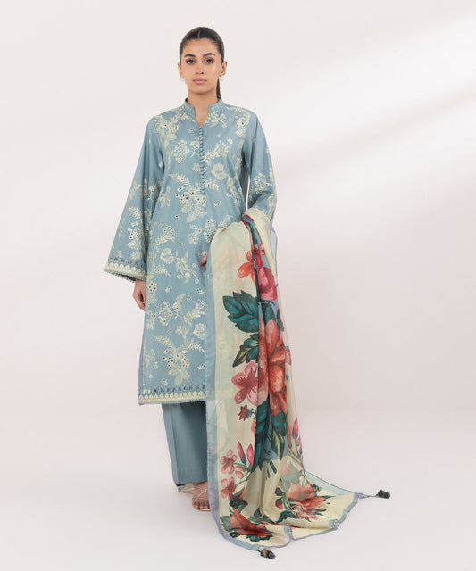 Sapphire | Intermix 2024 | Cambric Suit S-16 - Pakistani Designer Dress - by Sapphire | Type: Casuals - 100% Original at Saira Sultan