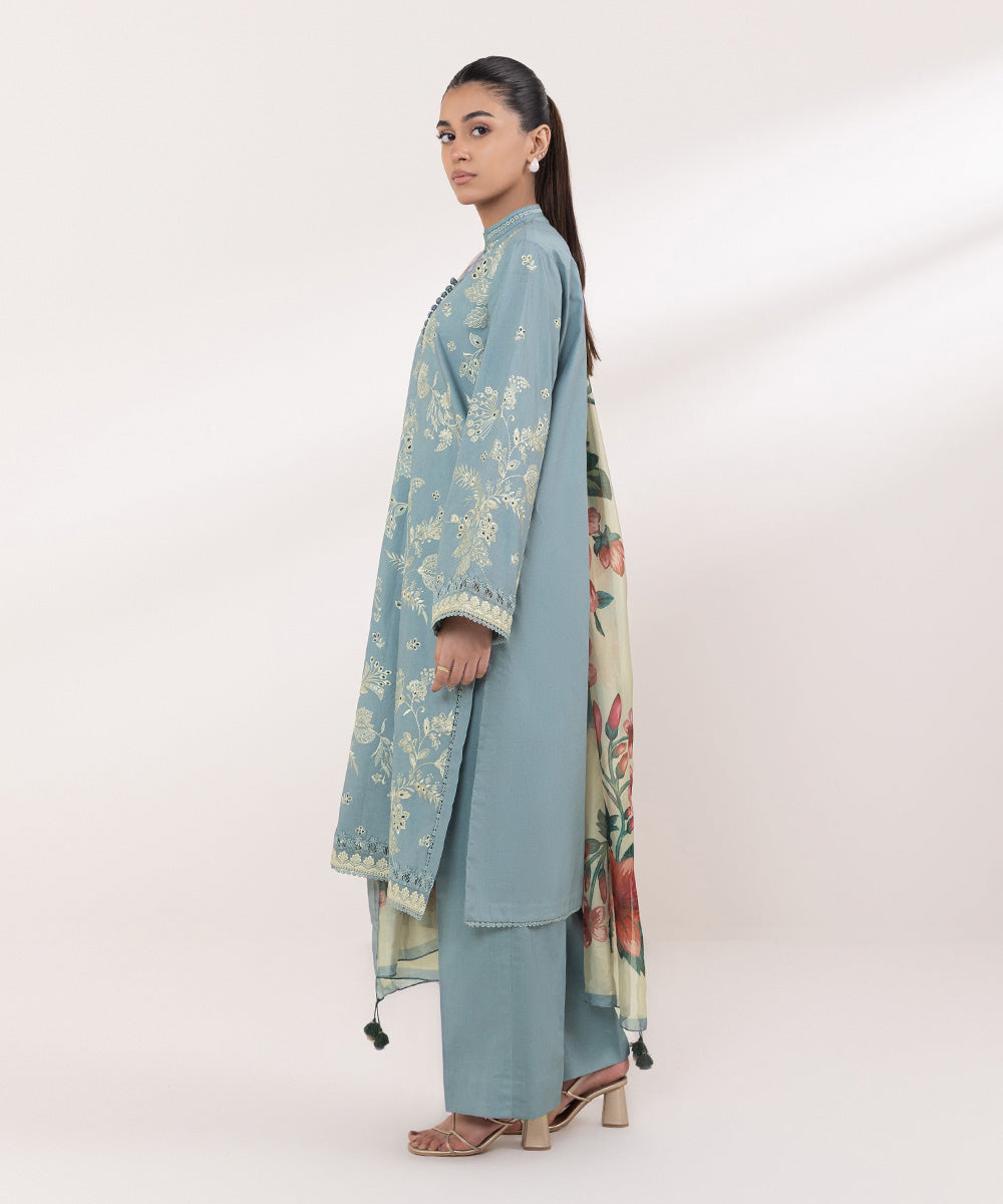 Sapphire | Intermix 2024 | Cambric Suit S-16 - Pakistani Designer Dress - by Sapphire | Type: Casuals - 100% Original at Saira Sultan