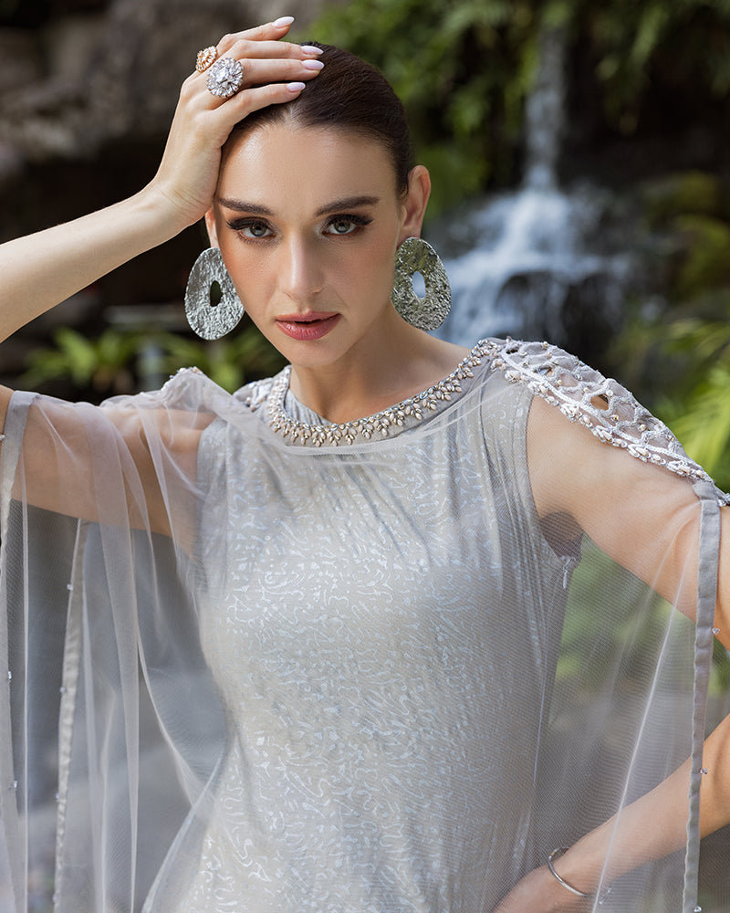 Ain | Cascade Party Wears | AN-103 M Gray Net