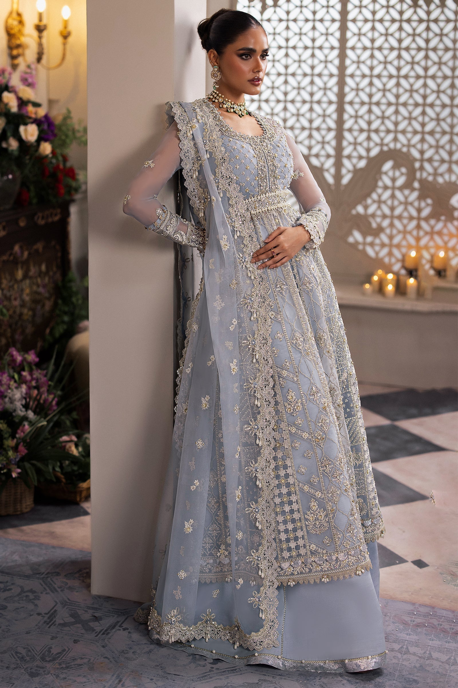 Zaha | Gossamer Formals 24 | SOFINA (ZC24-01) - Pakistani Designer Dress - by Zaha | Type: Bridal - 100% Original at Saira Sultan