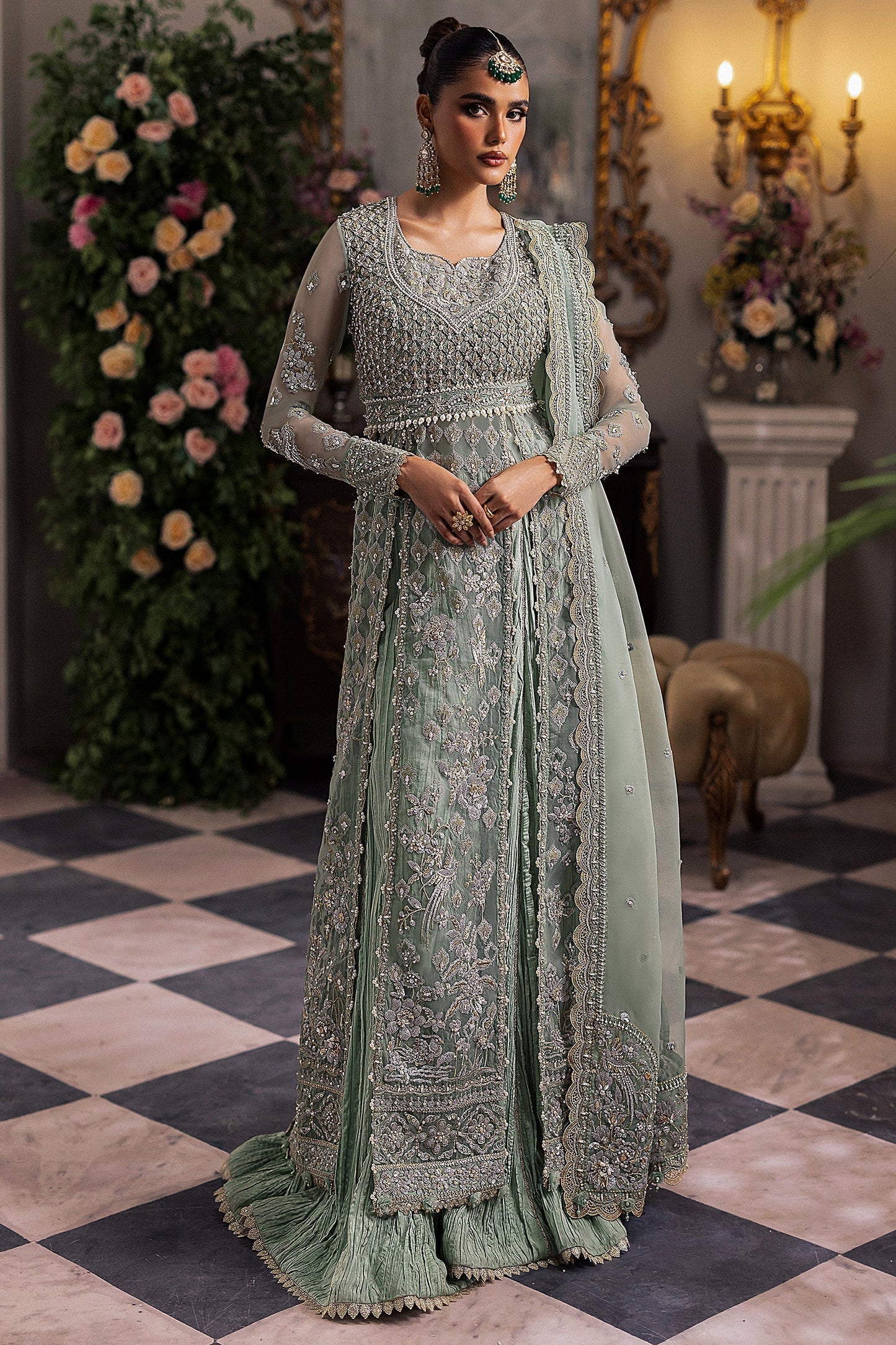 Zaha | Gossamer Formals 24 | SERAPHINA (ZC24-03) - Pakistani Designer Dress - by Zaha | Type: Bridal - 100% Original at Saira Sultan