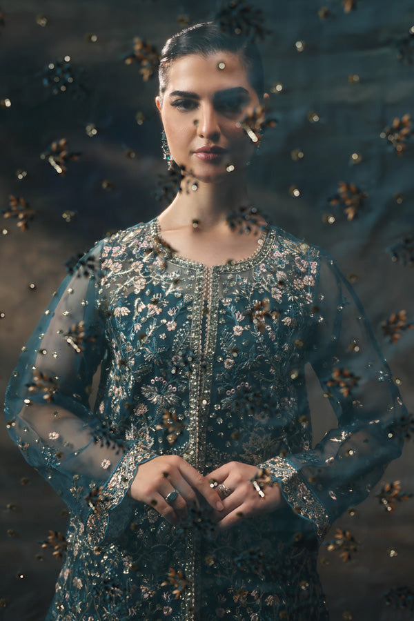 Saffron | Aatish Formals | Gulzar-e-Afreen - Pakistani Designer Dress - by Saffron | Type: Formal - 100% Original at Saira Sultan