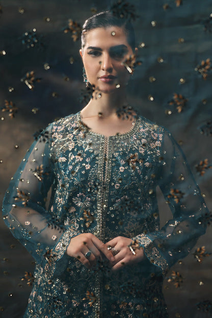 Saffron | Aatish Formals | Gulzar-e-Afreen - Pakistani Designer Dress - by Saffron | Type: Formal - 100% Original at Saira Sultan