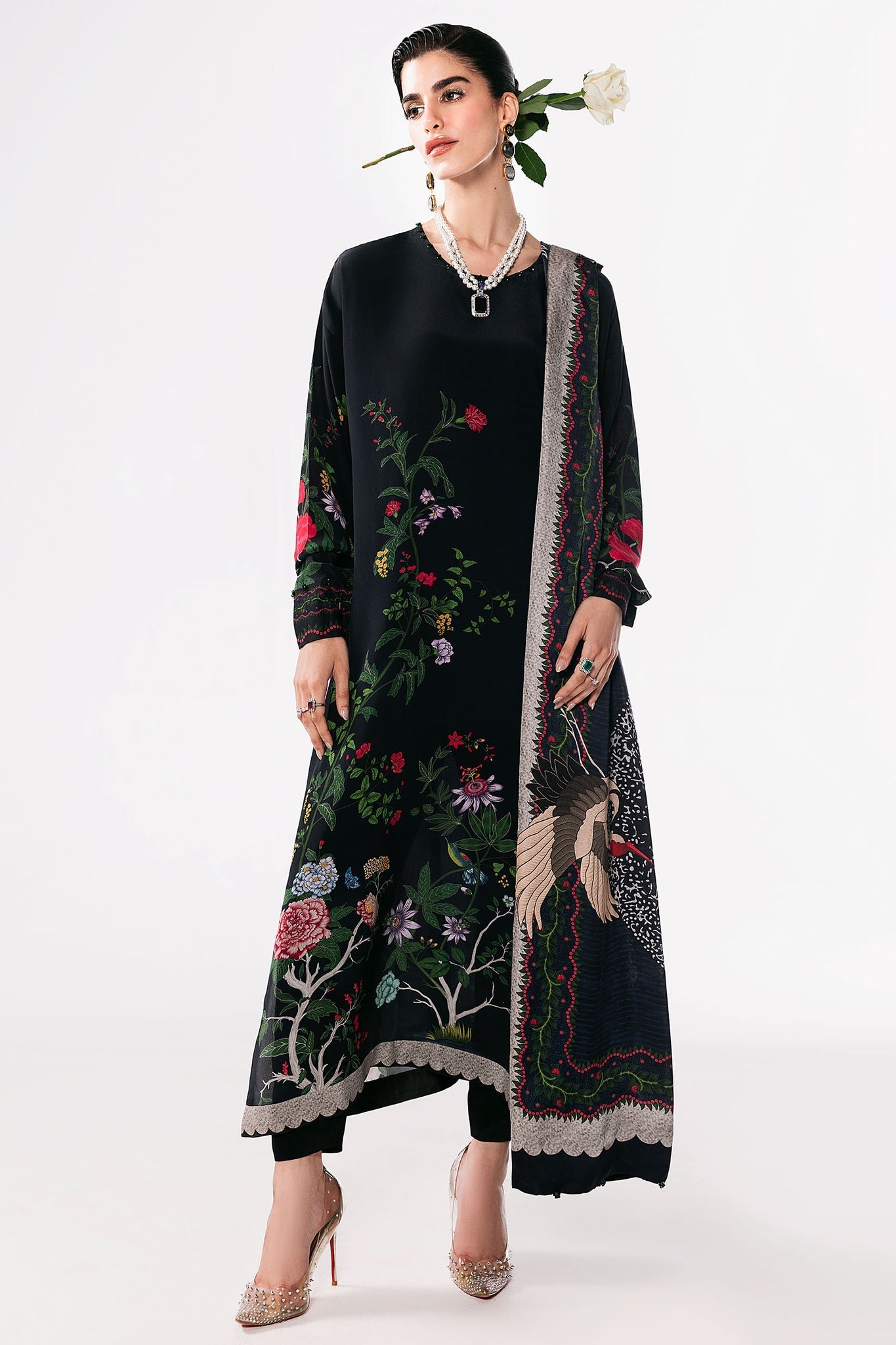 Elan I Elan Vital | AMELIE (EV-21395) - Pakistani Designer Dress - by Elan - Type : Ladies Clothes - 100% Original at Saira Sultan