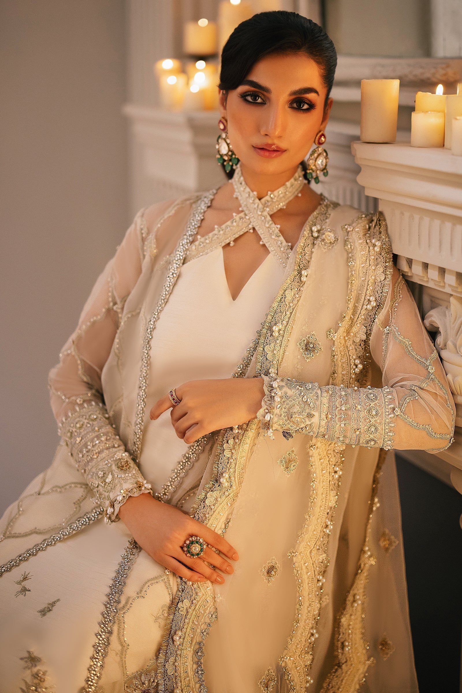 Zaha | Gossamer Formals 24 | LEIYN (ZC24-02) - Pakistani Designer Dress - by Zaha | Type: Bridal - 100% Original at Saira Sultan