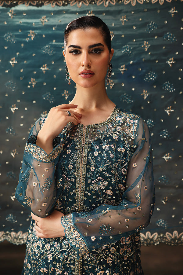 Saffron | Aatish Formals | Gulzar-e-Afreen - Pakistani Designer Dress - by Saffron | Type: Formal - 100% Original at Saira Sultan
